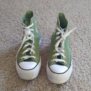 Custom Platform Converse - Worn a Few Times